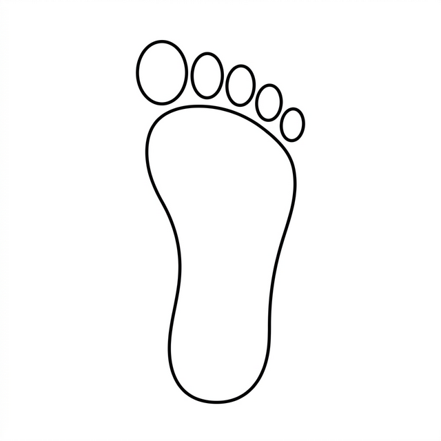 Мужская стопа